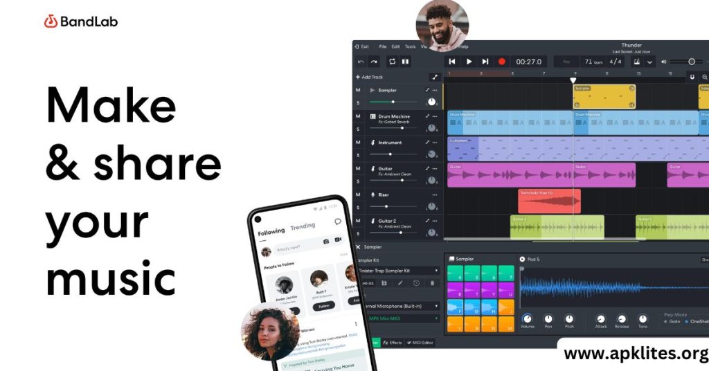 Features of BandLab Mod APK