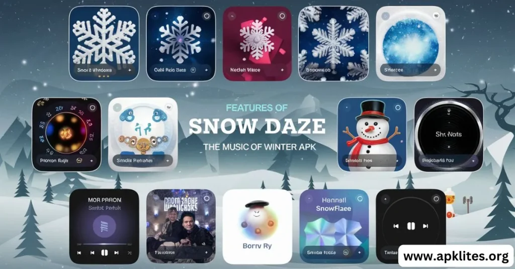 Features of Snow Daze The Music Of Winter APK