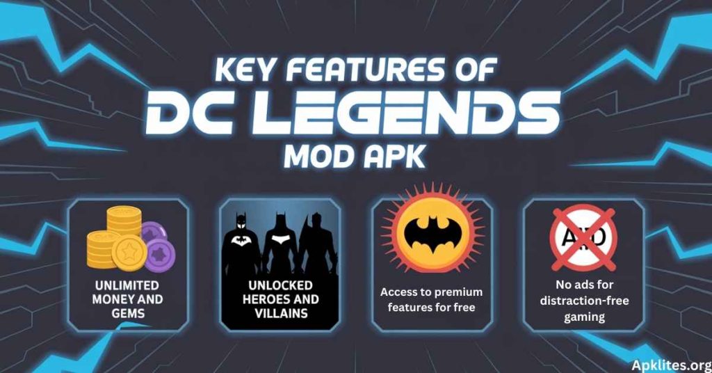 Key Features of DC Legends Mod APK